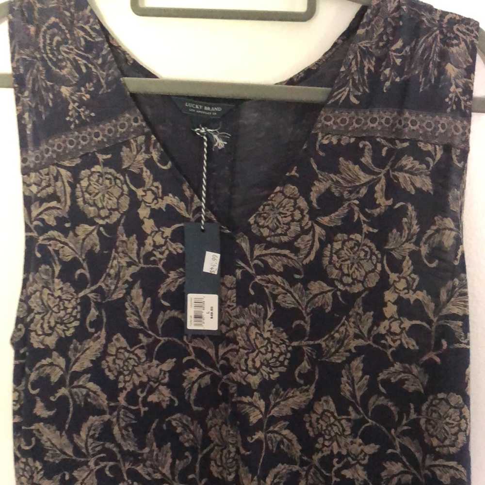 NWT Lucky Brand tank sz L